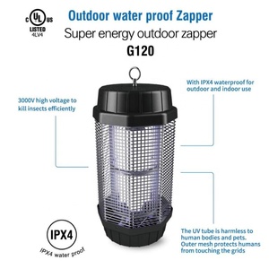 ODM CE ROHS G120 IPX4 - Matamosquitos Eléctrico Sólido, Resistente al Agua, Ecológico, con Iluminación para Uso en Exteriores, Trampa para Control de Plagas - Product Image 2