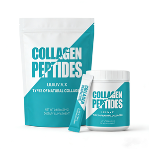 Collagène Marin Hydrolysé Pur à 100% en Gros, Peptides de Poisson Marin, Vitamines Marines, Poudre de Collagène Marin Aromatisée aux Fruits 11000 <span class=keywords><strong>mg</strong></span> - Product Image 1