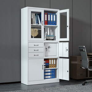 Luoyang Manufacturer Locks Modern Storage Furniture Office Steel <strong>Metal</strong> Vault Drawer <strong>File</strong> Cabinet with Glass Door Safe <strong>Box</strong> - Product Image 1