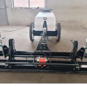 Machine à niveler au <span class=keywords><strong>laser</strong></span> pour sols avec moteur et PLC, entraînement hydraulique à 2 roues, nivellement automatique, conception compacte pour le pavage en béton - Product Image 2