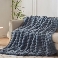 Couverture en fausse fourrure douillette pour canapé, couverture épaisse et moelleuse en peluche pour canapé, chambre à coucher, salon, 50 * 60 pouces