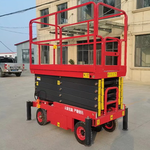 4-18m alat pengangkat pembersih kaca platform kerja ketinggian tinggi garpu geser hidrolik elektrik perancah lift <span class=keywords><strong>mobile</strong></span> 4-18m - Product Image 3