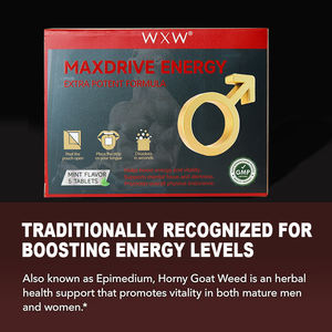 Suplemento de vitaminas y minerales energéticos para hombres WXW, hierba natural, rebanada de maca, soporta fuertes niveles de energía, pastillas, forma de dosificación - Product Image 5