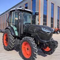 Petit tracteur avec chargeuse frontale pelleteuse 50hp EPA tondeuse à gazon 4x4 tracteurs camions agriculture mini tracteur agricole