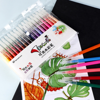 Tenwin 5602 simplicité aquarelle ensemble 36 pièces étudiant brillant vif eau couleur pinceau stylo Art marqueurs pour dessin
