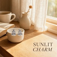 Boucles d'oreilles en forme de gourde en cuivre plaqué argent pour femmes, bijoux en cristal CZ pavé, design porte-bonheur