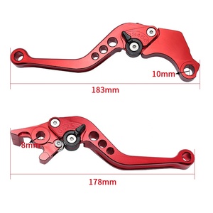 Leviers <span class=keywords><strong>de</strong></span> <span class=keywords><strong>frein</strong></span> <span class=keywords><strong>et</strong></span> d'<span class=keywords><strong>embrayage</strong></span> <span class=keywords><strong>de</strong></span> <span class=keywords><strong>moto</strong></span> réglables à 6 vitesses en alliage d'aluminium moulé sous pression CNC monobloc - Product Image 3