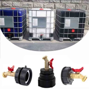 2.44" Fine Thread Water tank Adapter for IBC Tote Garden Fittings Tank Drain Hose Connector Rainwater IBC Tank <b>Valve</b> - Product Image 5