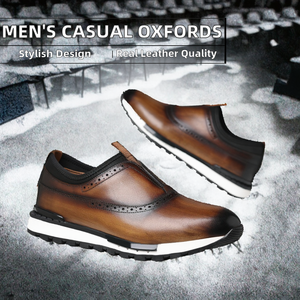 Chaussures Oxford décontractées pour hommes, légères et élégantes, pour mariage, affaires, bureau et soirée, semelle intérieure en PU pour l'été, l'automne et l'hiver - Product Image 2
