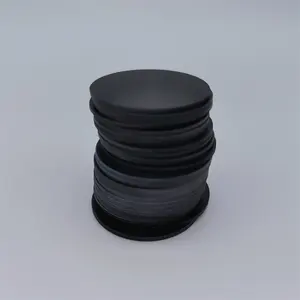 13.56mhz ISO 14443 A/B Dia 25/30mm hitam PVC ABS MIfare ultra ringan AES RFID NFC koin Tag Token