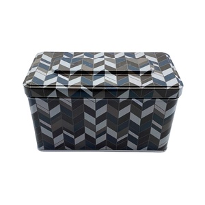 OEM Manufacture Gift Square Candy Packaging Metal Wholesale Custom Tin Can Tin Box