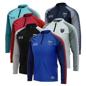2021 Wholesale Custom Windproof Sports Football Jacket Breathable Soccer Training Team Fitting Mens Women Blank Tracksuit Coat