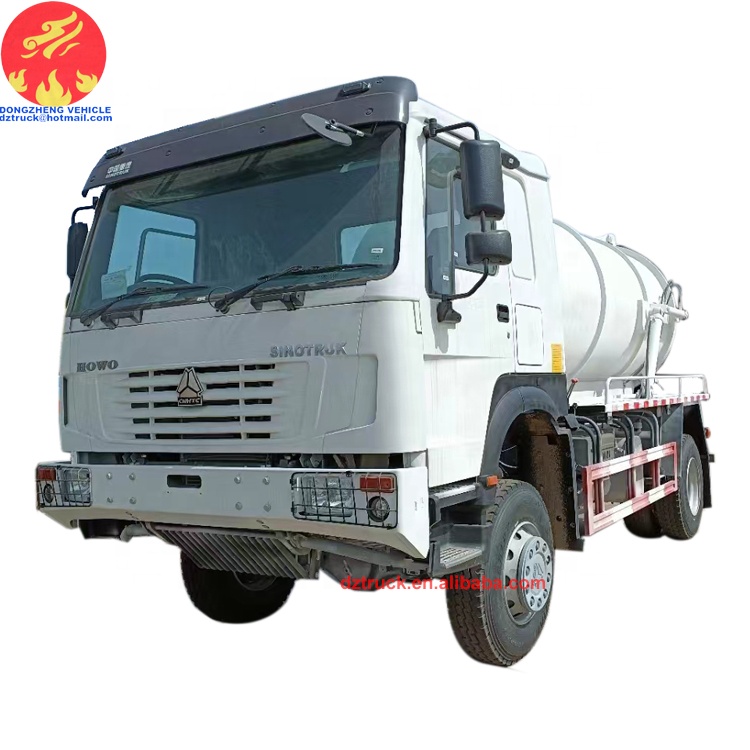 Sinotruck Howo 4x4 12000 литров септик вакуумный всасывающий грузовик для сточных вод для продажи
