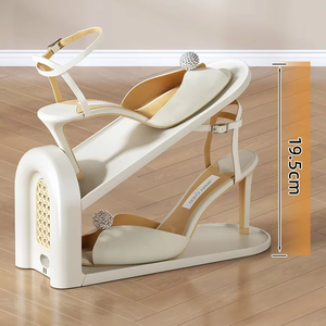Scarpiera Pieghevole per Ingresso di Casa con Scomparti Regolabili <span class=keywords><strong>Salvaspazio</strong></span> al 50% Organizzatore Adatto per Tacchi Alti e <span class=keywords><strong>Scarpe</strong></span> Basse Lavorazione in Canna/Rattan - Product Image 4