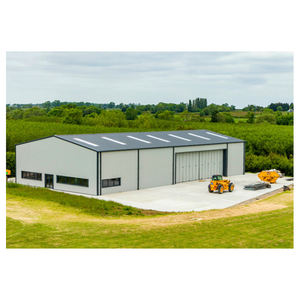 Almacén de paneles sándwich de acero pequeño de bajo costo, diseño de cobertizo de almacén aislado prefabricado - Product Image 3