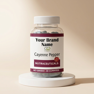 Premium Cayenne Pepper Gummies 30 Count Adult <b>Herbal</b> <b>Supplement</b> ODM OEM Private Label Manufacturer Bulk Supply - Product Image 4