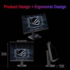 จอเกมมิ่ง Rog Strix ขนาด 31.5 นิ้ว QHD 180Hz แบบโค้ง หน้าจอเคลือบด้าน พร้อมเวลาตอบสนอง 1ms และรองรับ HDR สำหรับเกมเมอร์ - Product Image 4