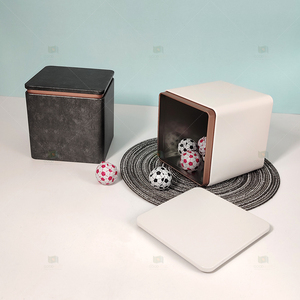 Nhà Máy Bán Buôn trong kho sang trọng trà <span class=keywords><strong>tin</strong></span> trường hợp tùy chỉnh kim loại đóng gói trà Kẹo Kẹo Cookie hộp vuông trà <span class=keywords><strong>tin</strong></span> có thể - Product Image 3