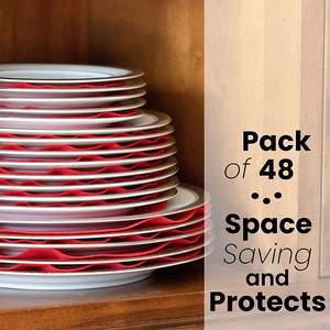 Coussinets de protection <span class=keywords><strong>pour</strong></span> casseroles et poêles en polyester de couleur personnalisée durable Protecteur à <span class=keywords><strong>induction</strong></span> résistant à la chaleur et à l'empilage Feutre noir - Product Image 4