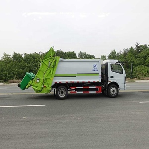 Bán Hot dongfeng nhỏ <span class=keywords><strong>4x2</strong></span> nén Xe tải rác 8cbm phía sau tải compractor Xe tải rác - Product Image 2