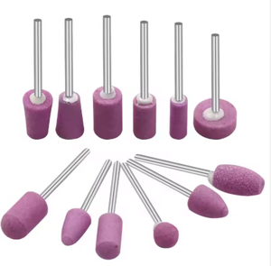 10 unids/set de piedra montada abrasiva para herramientas rotativas <span class=keywords><strong>Dremel</strong></span>, cabeza de rueda de piedra abrasiva, <span class=keywords><strong>accesorios</strong></span> de herramientas <span class=keywords><strong>Dremel</strong></span> - Product Image 2