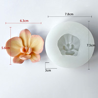 Moules en silicone pour fleurs d'orchidées, pour la décoration de gâteaux, les décorations de cupcakes, les chocolats, la pâte à sucre, l'argile polymère, les créations en résine
