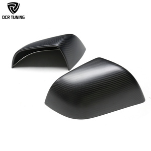 Tesla Model 3 New Carbon Fiber Wing Mirror Cover Shiny/<strong>Matte</strong> Finish Exterior Real Carbon Door Side Mirror Overlay Stick - Product Image 4