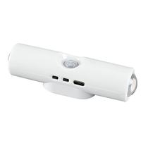 Lumière d'armoire portable sans fil rechargeable par USB avec détecteur de mouvement PIR magnétique pour cuisine, armoire, chambre, couloir, escalier