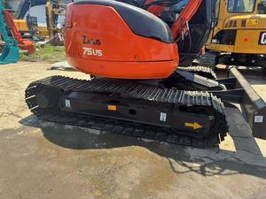 Excavadora Usada Original de Japón, Hitachi ZX75US, Excavadora Compacta de 7.5 Toneladas, Excavadora Hidráulica de Segunda Mano de Alta Calidad en Venta - Product Image 5