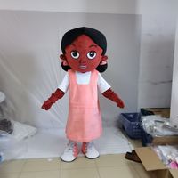 Costumes de mascottes personnalisés en peluche bleu ciel et marron pour garçons et filles, pour Halloween, fêtes scolaires et spectacles pour adultes