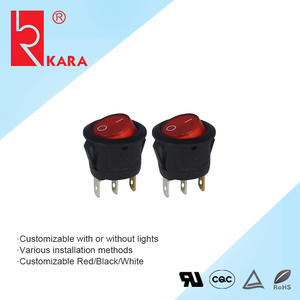 สวิตช์โยกขนาดเล็กแบบ16A KR1-7 250VAC 1NO กลม2P 3P ผสม1NC - Product Image 5