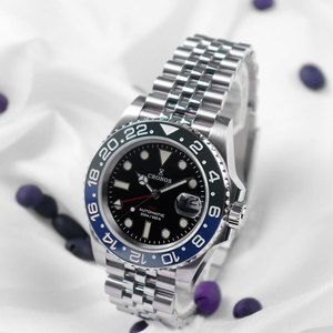 Reloj de Buceo BGW-9 Superbrillante de Lujo para Hombre, de Acero Inoxidable, GMT, Resistente al Agua hasta 20 ATM, Mecánico Automático - Product Image 2