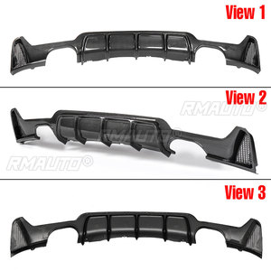 ลิ้นดิฟฟิวเซอร์กันชนหลังลายคาร์บอนไฟเบอร์ สำหรับ BMW ซีรีส์ 4 รุ่น F32 F33 F36 ปี 2014-2019 M Sport - Product Image 2