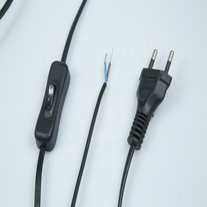 Bán Chạy Châu Âu Mỹ 2 Pin Cắm Đèn Muối Mở Rộng Dây Điện Với Công Tắc Bật/Tắt 303 - Product Image 4