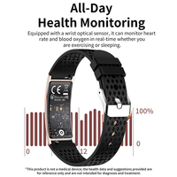 Pulseras Inteligentes B8 2026 con Monitor de Frecuencia Cardíaca, Oxígeno en Sangre y Sueño, Reloj de Pulsera de Salud y Fitness para Mujeres y Hombres
