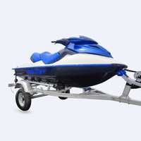 Bateau à moteur jet ski 1500cc Wave Boat à deux personnes avec moteur 4 temps Matériau durable en fibre de verre
