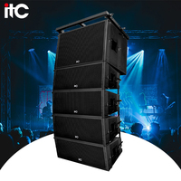 Système de son surround ITC Stage Line Array, enceinte murale, puissance de crête 2000W, pour fêtes et karaoké