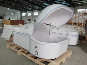 ถังลอยน้ำเกลือสองด้านแบบไร้แรงโน้มถ่วง ABS Spa Pod ลดความเครียด แคปซูลแยกส่วนสำหรับบำบัดด้วยการขาดการรับรู้ทางประสาทสัมผัส ใช้ในร้านเสริมสวย - Product Image 6