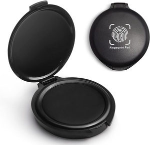 Inkless ngón tay in tem Pad tùy chỉnh màu đen vân tay mực Pad ngón tay cái in Pad - Product Image 1