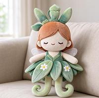 Poupée en peluche personnalisée, jouet en peluche doux et mignon en forme de fée pour la décoration de la maison, cadeau promotionnel, OEM ODM, poupée en peluche personnalisée