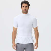 Nouvelle Arrivée 2026 T-shirt Rétro Séchage Rapide Respirant pour Course, Gym et Entraînement – Maillot de Sport Effet Deux Pièces à Compression