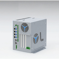 Ordinateur industriel embarqué sans ventilateur IBOX-718A, 4x GbE LAN, 6x COM, 8x USB 3.1, calcul en périphérie, apprentissage profond, avec disponibilité en stock