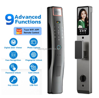 Cerradura Inteligente Ttlock para Puerta, con Huella Dactilar, Código, Impermeable, para Puertas de Aluminio y Madera, WiFi, Tarjeta, Interruptor Maestro, Cámara Tuya, Nube, 100