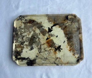 यडस्टोन लक्जरी ब्राज़ीलियन पेटागोनिया ग्रेनाइट गोल पत्थर ट्रे घर सजावटी पॉलिश सतह प्लेट आधुनिक डिजाइन शैली के साथ - Product Image 5