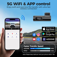 Caméra de tableau de bord universelle AZDOME M330Max 5G Wi-Fi 4K+2.5K ADAS avec super condensateur et mode stationnement, double caméra de voiture DVR