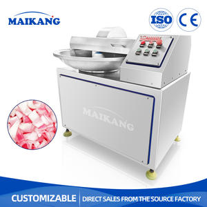 Machine professionnelle de découpe de pois chiches et de viande ; Émulsifiant haute vitesse pour la production de houmous et de pâte de falafel lisses - Product Image 1