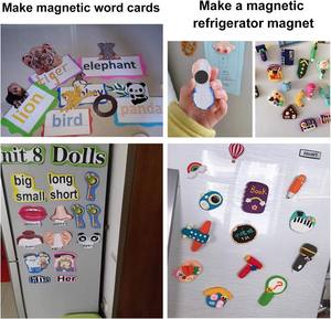 Многоцелевые сверхмощные магнитные чувствительные к давлению моющиеся самоклеящиеся пылезащитные круглые наклейки для офисной школы - Product Image 4