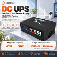Catu Daya UPS DC Online 20800mah 60W 5V 9V 12V 24V Nobreak Daya Kontinu 6 Jam Mini UPS untuk Router Wifi