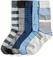 Lot de 5 chaussettes habillées à motifs amusants pour hommes, ensemble de coffret cadeau de chaussettes en coton fantaisie colorées avec logo personnalisé, vente en gros