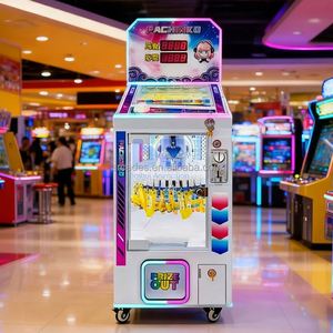 เครื่องเกมคีบตุ๊กตาหยอดเหรียญ ไบฮุย แอนิเมชั่น  แบบแลกของรางวัล  ทำจากโลหะและพลาสติก  ภาษาอังกฤษ - Product Image 3